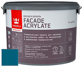 Краска Tikkurila Facade Acrylate краска внутренних и наружных работ цвет NCS S 4550-B 