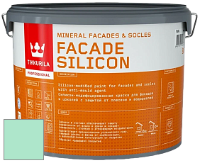 Краска Tikkurila Facade Silicon краска фасадная цвет NCS S 0530-B90G 