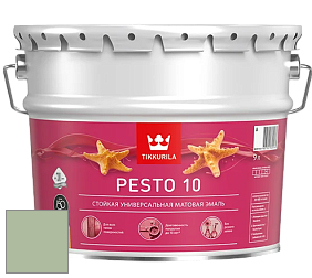 Краска Tikkurila Euro Pesto 10 эмаль цвет V384 Камелия