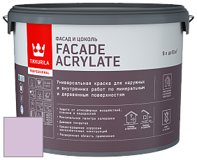 Краска Tikkurila Facade Acrylate краска фасадная цвет G341 