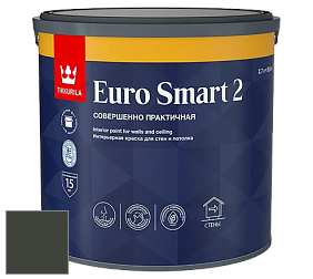 Краска Tikkurila Euro Smart 2 краска для стен и потолков цвет RAL 6006 
