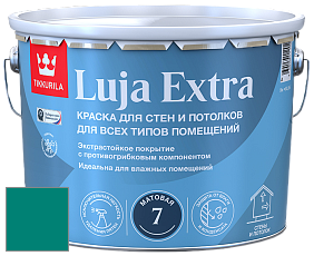 Краска Tikkurila Luja Extra 7 матовая краска для влажных помещений цвет NCS S 3555-B60G 