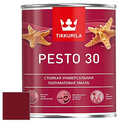 Краска Tikkurila Euro Pesto 30 эмаль цвет RAL 3032 