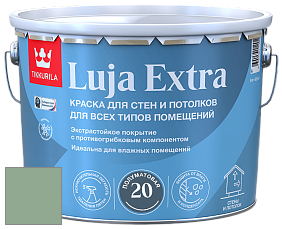 Краска Tikkurila Luja 20 Extra полуматовая краска для влажных помещений цвет NCS S 3020-G10Y 