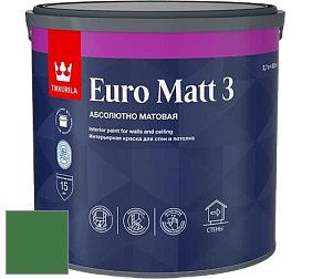 Краска Tikkurila Euro Matt 3 краска для стен и потолков цвет M381 