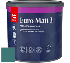Краска Tikkurila Euro Matt 3 краска для стен и потолков цвет L368 