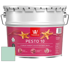 Краска Tikkurila Euro Pesto 10 эмаль цвет NCS S 1020-B90G 
