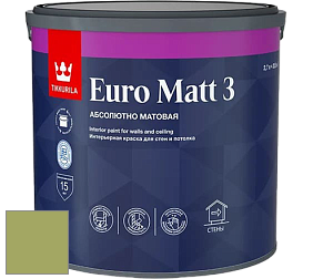 Краска Tikkurila Euro Matt 3 краска для стен и потолков цвет S387 