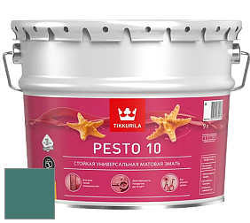 Краска Tikkurila Euro Pesto 10 эмаль цвет K369 
