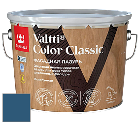 Краска Tikkurila Valtti Color Classic лазурь колеруемая для деревянного фасада цвет RAL 5009 
