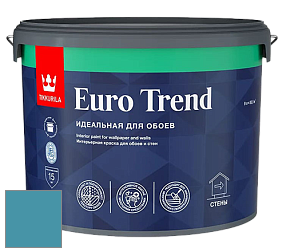 Краска Tikkurila Euro Trend краска для стен и потолков цвет NCS S 3040-B10G 