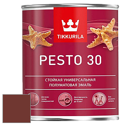 Краска Tikkurila Euro Pesto 30 эмаль цвет RAL 3009 