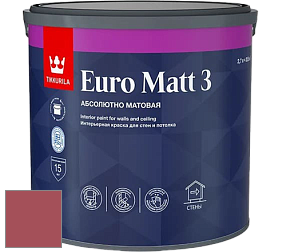 Краска Tikkurila Euro Matt 3 краска для стен и потолков цвет S330 