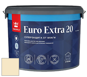 Краска Tikkurila Euro Extra 20 краска для стен и потолков цвет F392 Какао-масло
