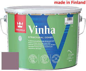 Краска Tikkurila Vinha кроющий антисептик для деревянных фасадов цвет V425 Вереск