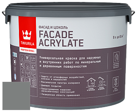 Краска Tikkurila Facade Acrylate краска внутренних и наружных работ цвет 566X 