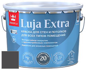 Краска Tikkurila Luja 20 Extra полуматовая краска для влажных помещений цвет V488 Затмение