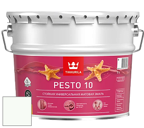 Краска Tikkurila Euro Pesto 10 эмаль цвет RAL 9016 