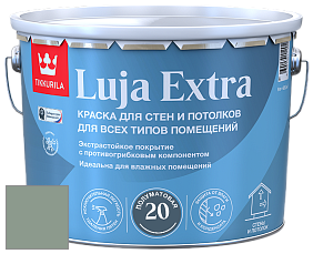 Краска Tikkurila Luja 20 Extra полуматовая краска для влажных помещений цвет NCS S 4010-G10Y 