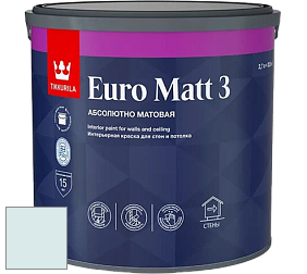 Краска Tikkurila Euro Matt 3 краска для стен и потолков цвет F364 