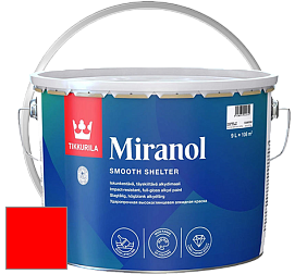 Краска Tikkurila Miranol высокопрочная эмаль цвет RAL 3026 