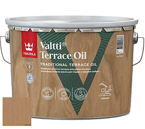 Краска Tikkurila Valtti Terrace Oil масло для наружных работ по дереву цвет 5064 Heinä