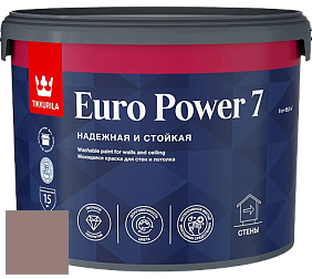 Краска Tikkurila Euro Power 7 краска для стен и потолков цвет S478 Салон