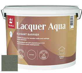 Краска Tikkurila Lacquer Aqua (матовый) лак интерьерный цвет 3435 Тропа