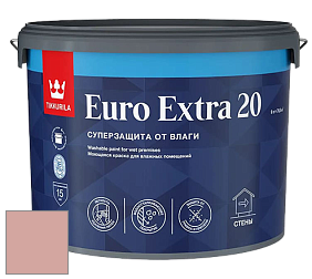 Краска Tikkurila Euro Extra 20 краска для стен и потолков цвет NCS S 2020-Y90R 