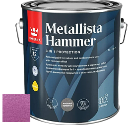 Краска Tikkurila Metallista Hammer молотковая краска по металлу цвет TVT MH025 