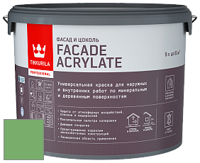 Краска Tikkurila Facade Acrylate краска внутренних и наружных работ цвет V380 