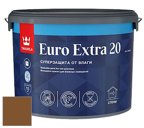 Краска Tikkurila Euro Extra 20 краска для стен и потолков цвет RAL 8003 