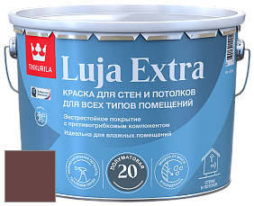 Краска Tikkurila Luja 20 Extra полуматовая краска для влажных помещений цвет N417 Вишня