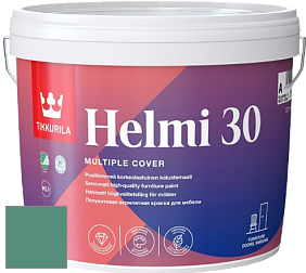 Краска Tikkurila Helmi 30 краска для мебели цвет S373 Босфор