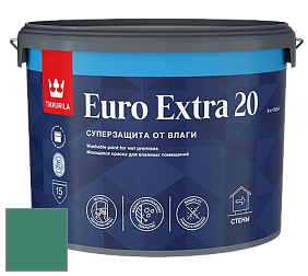 Краска Tikkurila Euro Extra 20 краска для стен и потолков цвет NCS S 4040-B90G 