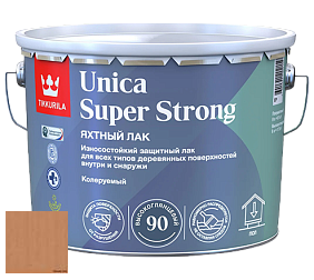 Краска Tikkurila Unica Super Strong (высокоглянцевый) лак яхтный цвет 3448 Бук