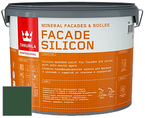 Краска Tikkurila Facade Silicon краска фасадная цвет NCS S 6530-G10Y 
