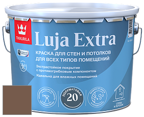 Краска Tikkurila Luja 20 Extra полуматовая краска для влажных помещений цвет S468 Звездный анис