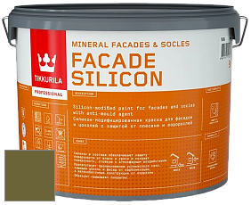 Краска Tikkurila Facade Silicon краска фасадная цвет NCS S 5540-G60Y 