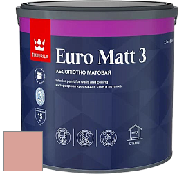 Краска Tikkurila Euro Matt 3 краска для стен и потолков цвет X418 
