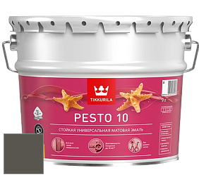 Краска Tikkurila Euro Pesto 10 эмаль цвет X497 Лава