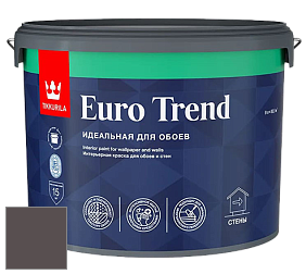 Краска Tikkurila Euro Trend краска для стен и потолков цвет V501 Гематит