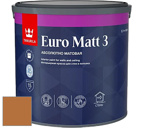 Краска Tikkurila Euro Matt 3 краска для стен и потолков цвет N402 