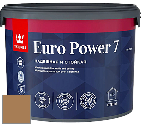 Краска Tikkurila Euro Power 7 краска для стен и потолков цвет S396 Сироп