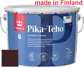 Краска Tikkurila Pika-Teho краска для деревянных фасадов цвет RAL 3007 