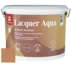 Краска Tikkurila Lacquer Aqua (полуглянцевый) лак интерьерный цвет 3448 Бук