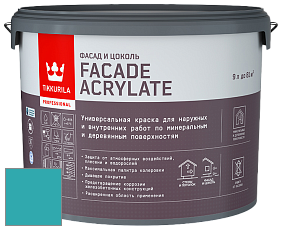 Краска Tikkurila Facade Acrylate краска внутренних и наружных работ цвет NCS S 2050-B30G 