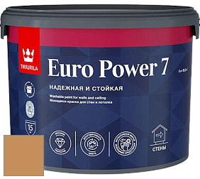 Краска Tikkurila Euro Power 7 краска для стен и потолков цвет L396 Воск
