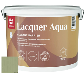 Краска Tikkurila Lacquer Aqua (матовый) лак интерьерный цвет 3452 Роща