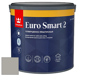 Краска Tikkurila Euro Smart 2 краска для стен и потолков цвет M497 Пепел